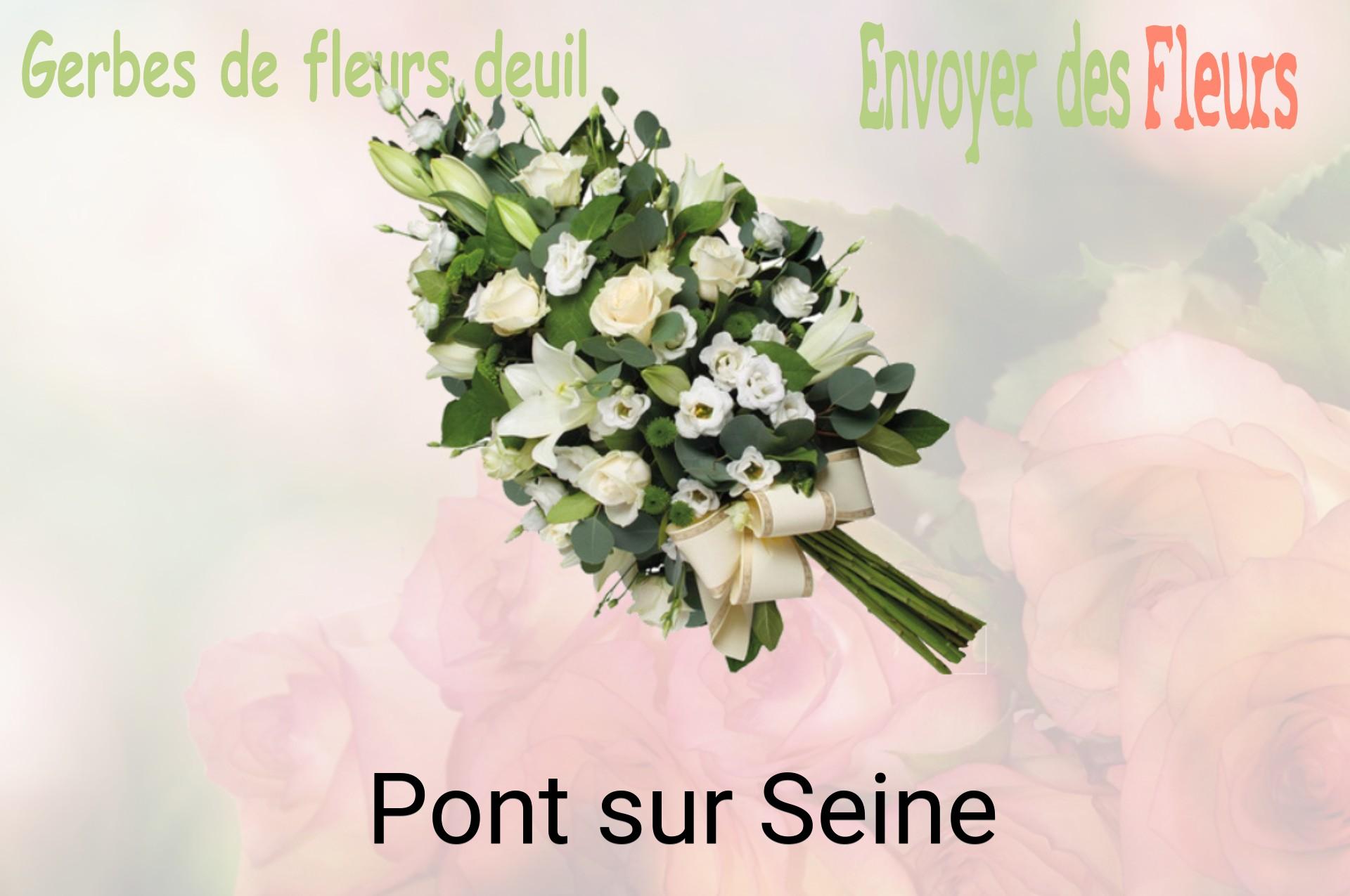 Gerbe de fleurs de deuil livrée à Pont-sur-Seine
